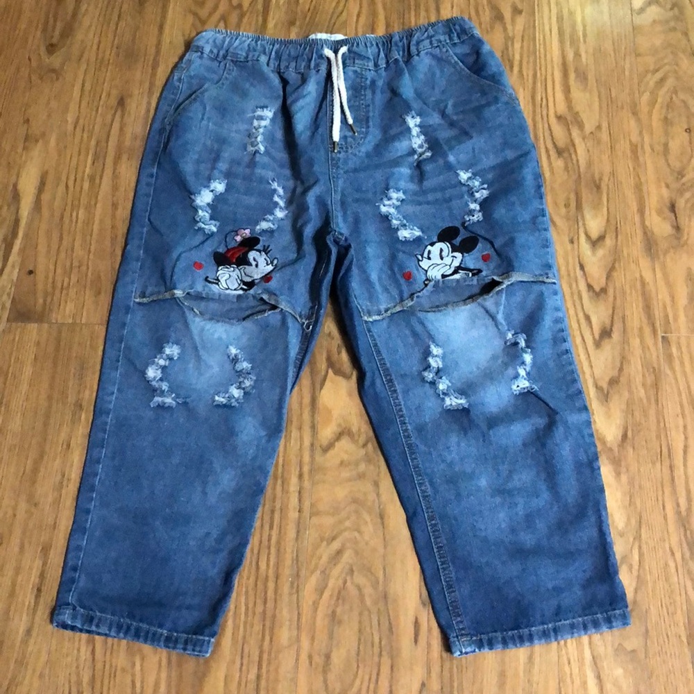 Extra Cute Mickey And Minnie Jeans